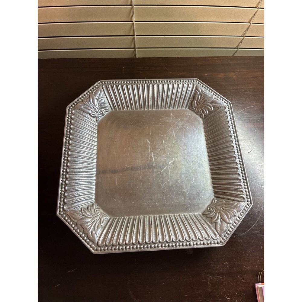 Lenox Butler's Pantry 14 3/8 Inch Square Cast Aluminum Serving Platter #6178883
